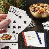 Flagge New Orleans (Louisiana, USA) Spielkarten (In Situ)