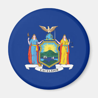 Flagge New Yorks Magnet