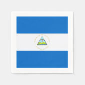 Flagge: Nicaragua Serviette (Vorderseite)