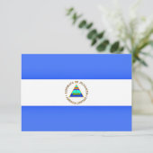 Flagge Nicaraguas (Stehend Vorderseite)