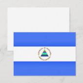 Flagge Nicaraguas (Vorne/Hinten)