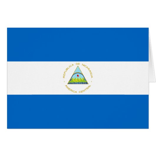 Flagge Nicaraguas (Vorderseite (Horizontal))