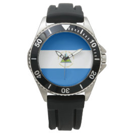 Flagge Nicaraguas Armbanduhr