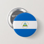 Flagge Nicaraguas Button (Vorne & Hinten)