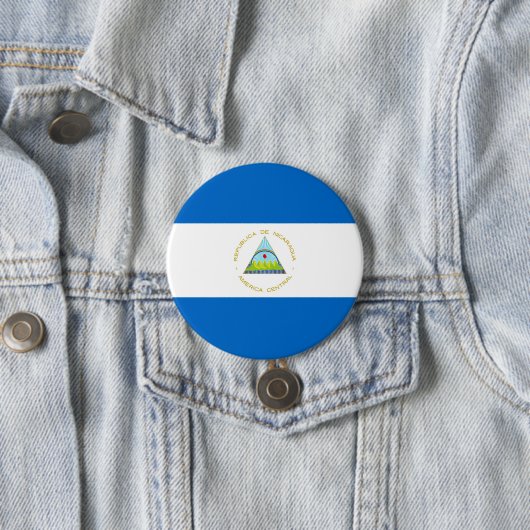 Flagge Nicaraguas Button (Beispiel)