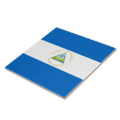 Flagge Nicaraguas Fliese (Seite)