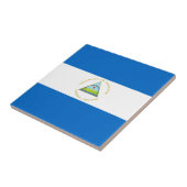 Flagge Nicaraguas Fliese (Seite)
