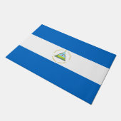 Flagge Nicaraguas Fußmatte (Schrägansicht)