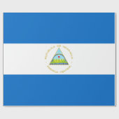 Flagge Nicaraguas Geschenkpapier (Flach)