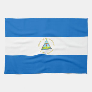 Flagge Nicaraguas Geschirrtuch