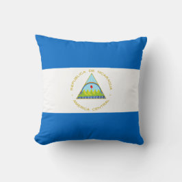 Flagge Nicaraguas Kissen