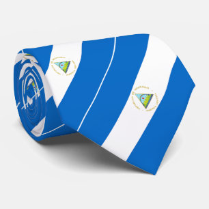 Flagge Nicaraguas Krawatte