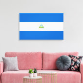 Flagge Nicaraguas Leinwanddruck (Insitu (Wohnzimmer))