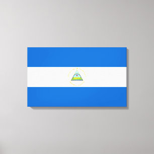 Flagge Nicaraguas Leinwanddruck
