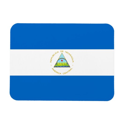 Flagge Nicaraguas Magnet (Horizontal)