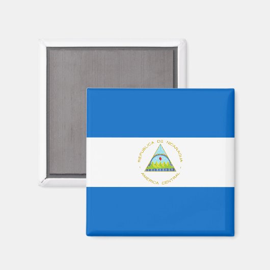 Flagge Nicaraguas Magnet (Vorderseite/Rückseite)