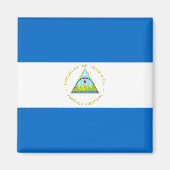 Flagge Nicaraguas Magnet (Vorne)
