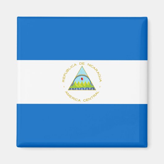 Flagge Nicaraguas Magnet (Vorne)