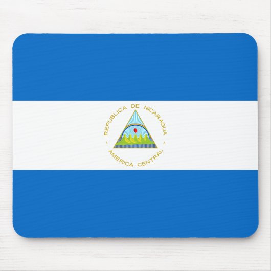 Flagge Nicaraguas Mousepad (Vorne)