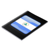 Flagge Nicaraguas Notizblock (Linke Seite)
