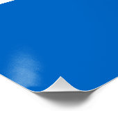 Flagge Nicaraguas Poster (Ecke)