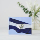 Flagge Nicaraguas Postkarte (Stehend Vorderseite)