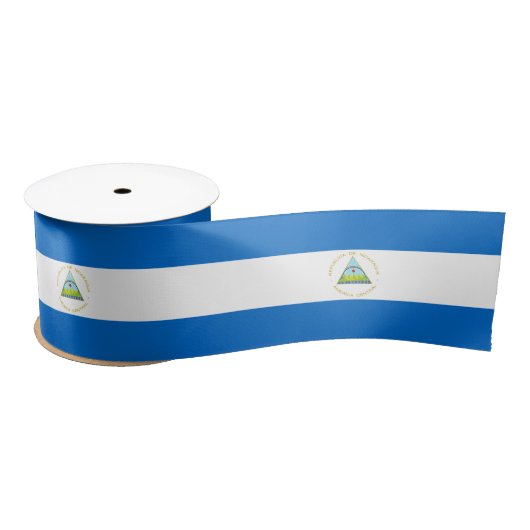 Flagge Nicaraguas Satinband (Spule)