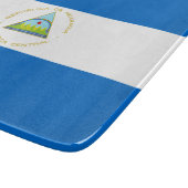 Flagge Nicaraguas Schneidebrett (Ecke)