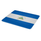 Flagge Nicaraguas Schneidebrett (Ecke)