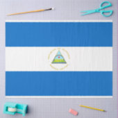 Flagge Nicaraguas Seidenpapier (Basteln)