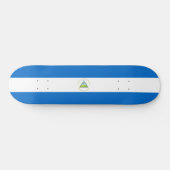 Flagge Nicaraguas Skateboard (Horizontal)