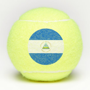 Flagge Nicaraguas Tennisbälle