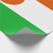 Flagge Niger (afrikanisches Land) Geschenkpapier (Ecke)