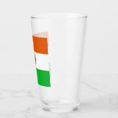 Flagge Niger (afrikanisches Land) Glas (Links)