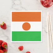 Flagge Niger (afrikanisches Land) Serviette (Beispiel)