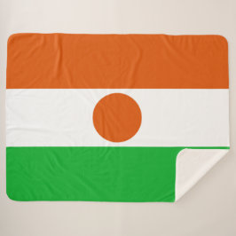 Flagge Niger (afrikanisches Land) Sherpadecke