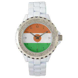 Flagge Niger Armbanduhr
