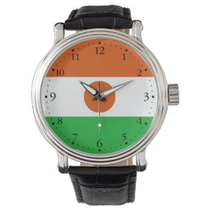Flagge Niger Armbanduhr