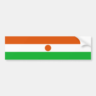 Flagge Niger Autoaufkleber