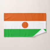 Flagge Niger Badhandtuch Set (Handtuch)
