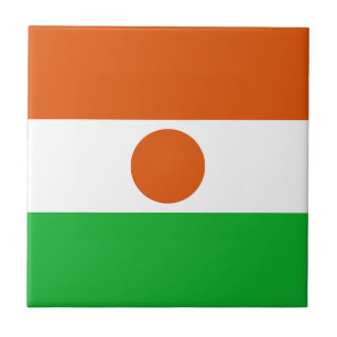 Flagge Niger Fliese