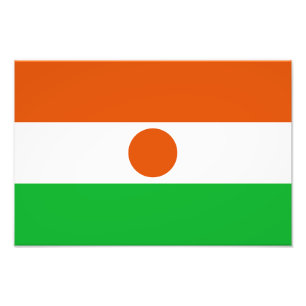 Flagge Niger Fotodruck