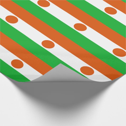 Flagge Niger Geschenkpapier (Ecke)