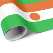 Flagge Niger Geschenkpapier (Rolleneckpunkt)