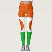 Flagge Niger Leggings (Vorderseite)