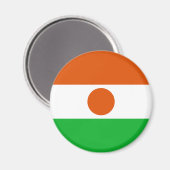 Flagge Niger Magnet (Vorderseite/Rückseite)