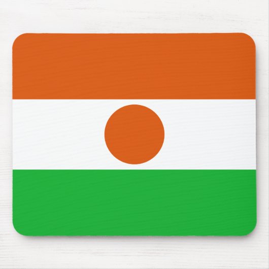 Flagge Niger Mousepad (Vorne)