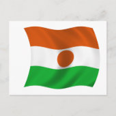 Flagge Niger Postkarte (Vorderseite)
