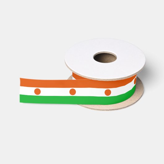 Flagge Niger Satinband (Spule)