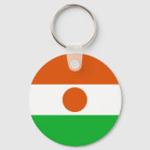 Flagge Niger Schlüsselanhänger (Rückseite)